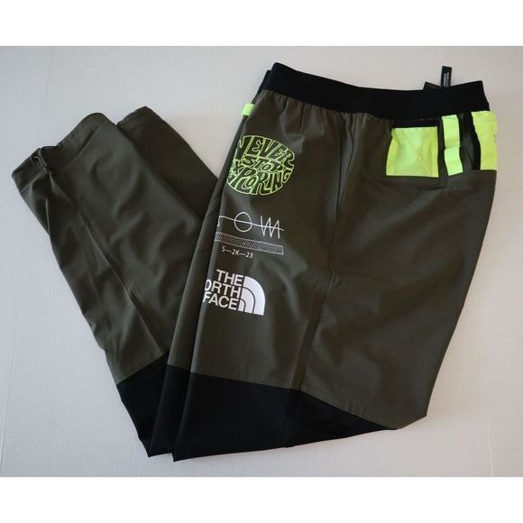 The North Face NF0A81X6BQW Men’s Sz Medium Green Trailwear OKT Jogger Pants - Picture 9 of 11